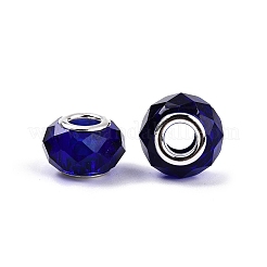 Perle di vetro trasparente europei&nbsp;GPDL-N004-D14mm-B15