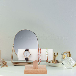 Т-образные стойки для браслетов из искусственной кожи с деревянным основанием&nbsp;AJEW-WH0471-127C