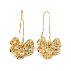 Латунь болтающийся серьги&nbsp;LS-EJEW-Z117-02G