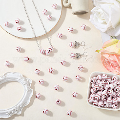 150 шт. непрозрачные акриловые круглые бусины&nbsp;MACR-PA0001-09B