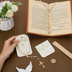 2 шт. 2 стиля ожерелья из сплава с подвеской в виде креста Иезуита Девы Марии&nbsp;NJEW-FG0001-24