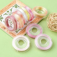 10 рулон двухслойных металлических полиэфирных ниток MCOR-YW0001-03C