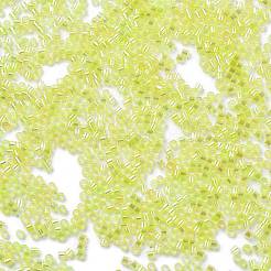 Стеклянные бусины прозрачных цветов SEED-H003-01G