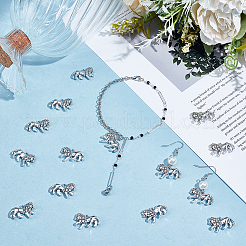 60 pièces pendentifs en alliage de style tibétain&nbsp;TIBEP-GA0001-09AS