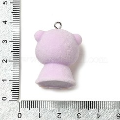 Подвески из флокированной смолы RESI-D072-03A