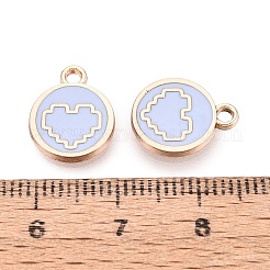 Pendente smaltati in lega&nbsp;ENAM-Q002-01G-02