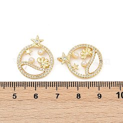 Латунные микро проложить кубического циркония подвески&nbsp;KK-U058-31G