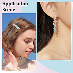 300 шт. 3 вида непрозрачных смоляных бусин&nbsp;RESI-ME0001-17