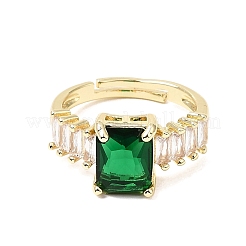 Bracciale aperto in ottone con pavé di zirconi cubici&nbsp;CU-CBA5C10-11G