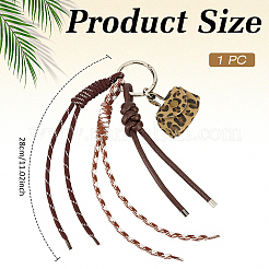 Pendentifs décoratifs en cuir PU et cordon en nylon&nbsp;HJEW-MA00052