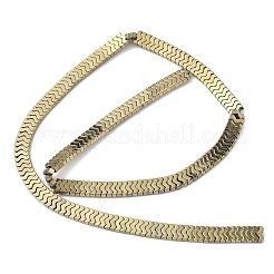 Гальванические нити из синтетических немагнитных гематитовых бусин G-A263-I01-01B