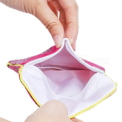 Ensemble de pochettes en tissu damassé brodé&nbsp;ABAG-NB0001-14