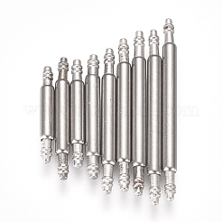 Устойчивые к потускнению штифты для часового ремешка с двойной фланцевой пружиной из нержавеющей стали марки 304 FIND-D022-02