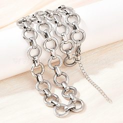 Ожерелья из цепочек с кольцами из нержавеющей стали 304 толщиной 13 мм&nbsp;NJEW-Z105-03P