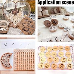 Необработанные деревянные диски WOOD-WH0030-13