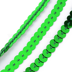 Бусины с пайеткой из экологически чистого пластика PVC-Q092-6mm-4