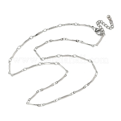 Ожерелья из витых цепочек из нержавеющей стали 304 NJEW-JN05264
