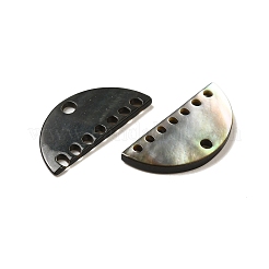 Звенья компонентов люстры из натуральной черной оболочки губ SHEL-M021-12