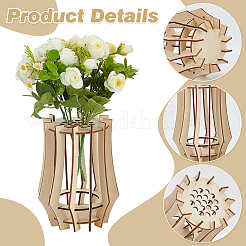 Holzvasen-Bausätze für Blumensträuße&nbsp;DIY-WH0899-68A