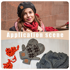 60 шт. этикетки из искусственной кожи FIND-UN0007-61A