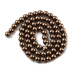 Экологически чистые стеклянные жемчужные бусины класса А&nbsp;HY-J002-6mm-HX030