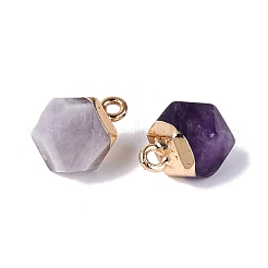 Natürlichen Amethyst Edelsteinanhänger&nbsp;G-N359-18G-05