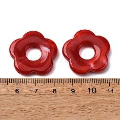 1 пара непрозрачных смоляных бусин RESI-H034-18