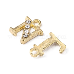 Кабошоны со стразами из сплава в 26 стилях&nbsp;MRMJ-YW0002-005G