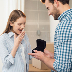 Квадратные бархатные коробки для демонстрации браслетов CON-WH0095-134A