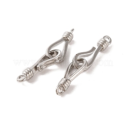 Латуни крюка и S-крючок застежки KK-U016-03P