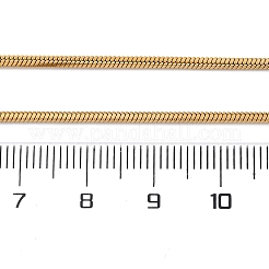 Ожерелья из квадратной цепочки-змейки из нержавеющей стали 304 STAS-G244-83B-G