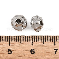 Unregelmäßige Perlen aus Edelstahl 304&nbsp;STAS-D394-03N-P