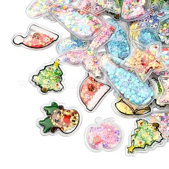 ПВХ пластик с кабошонами из смолы KY-CJ0001-55