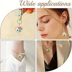 10 шт. 10 стиля подвески из сплава с покрытием из стразов и эмали&nbsp;ENAM-YW0008-30