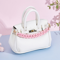 Прорезиненные акриловые кубинские цепочки для сумок FIND-WH0176-19A