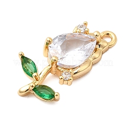 Латунные микро проложить кубического циркония подвески&nbsp;KK-F916-42G