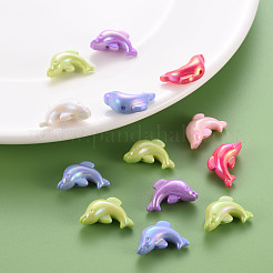 Непрозрачные акриловые бусины TACR-S153-34I