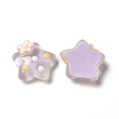 Кабошоны из полупрозрачной смолы RESI-E034-01C