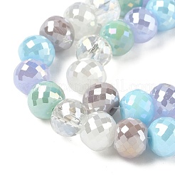 Стеклянные бусины с гальваническим покрытием &nbsp;EGLA-I020-01A