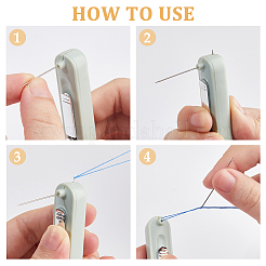 3 шт. 3-цветный АБС-пластик с нитевдевателем из нержавеющей стали TOOL-DC0001-27