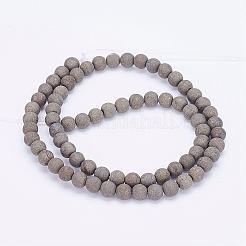 Нити шарик натуральный пирит G-G670-09-6mm