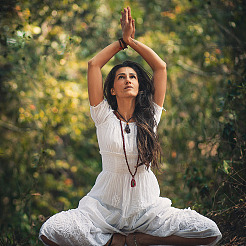 Набор для самостоятельного изготовления плетеного браслета из каменных бусин&nbsp;DIY-CF0001-11