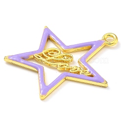 Подвески из латуни с эмалью в стойку&nbsp;KK-G515-03G