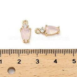 Латунные микро проложить кубического циркония подвески&nbsp;LS-KK-P301-02G-01