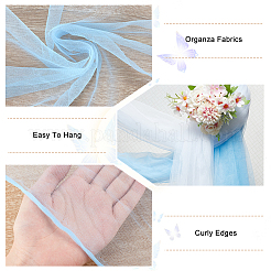 2 шт. ткани органза 2 цветов&nbsp;DIY-OC0012-90B