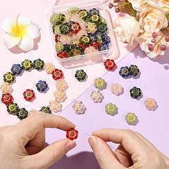 70pcs 7 Farben transparente Glasperlen&nbsp;GLAA-CJ0002-92