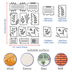 Трафареты для штампов из нержавеющей стали DIY-WH0289-026