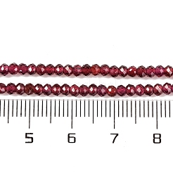 Гранат природный бисер нитей G-F770-D02-02