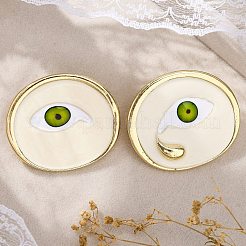 Серьги сплава&nbsp;EJEW-M075-08G