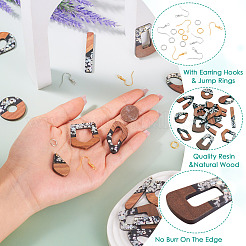 Набор для изготовления двухцветных серег с подвесками своими руками&nbsp;DIY-TA0009-01B